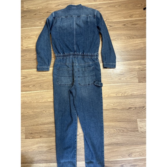 FRAME Long-Sleeve Denim Jumpsuit Size Small New - Picture 10 of 10